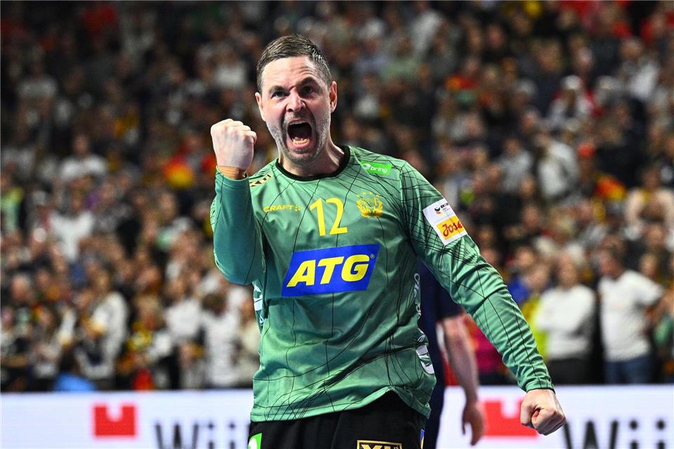 Torhüter Andreas Palicka soll bei den Füchsen im Sommer auf Dejan Milosavljev folgen. (Archivbild)Tom Weller/dpa