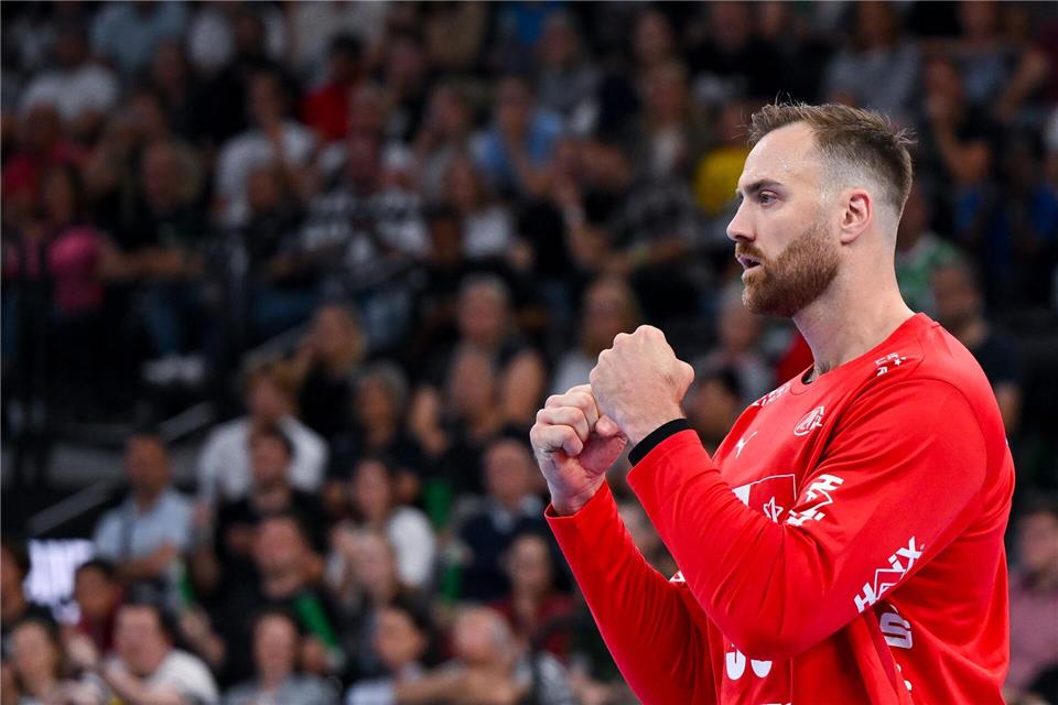Torhüter Andreas Wolff und der THW Kiel spielten beim TBV Lemgo Lippe.Sven Hoppe/dpa