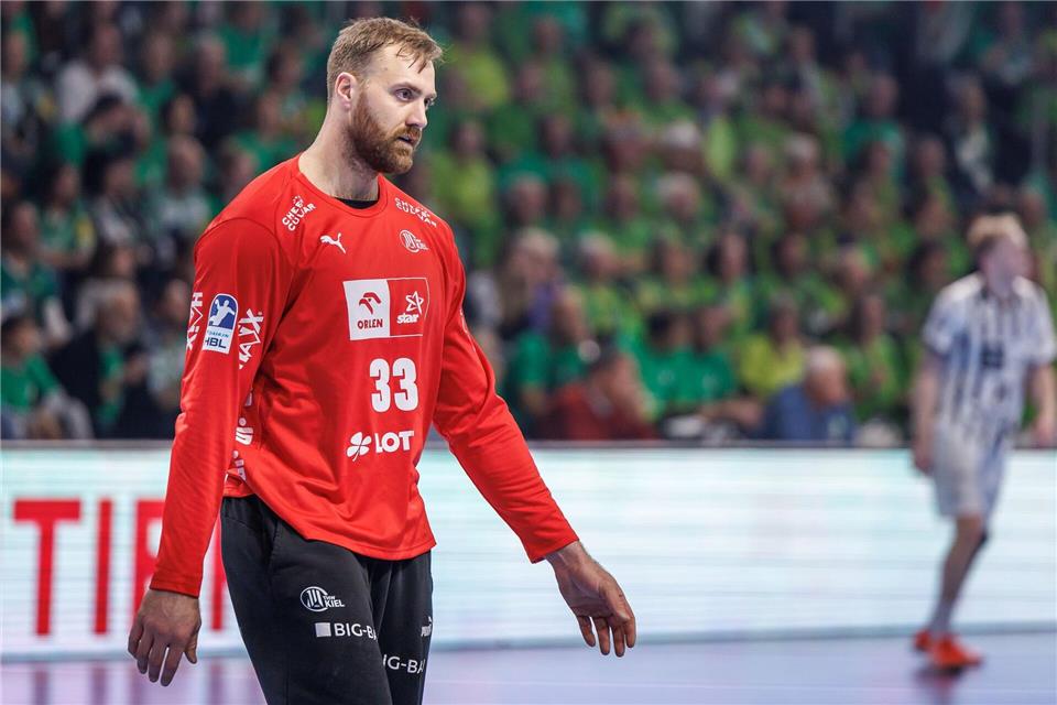 Torhüter Andreas Wolff und der THW Kiel spielten gegen Montpellier HB. (Archivbild)Andreas Gora/dpa