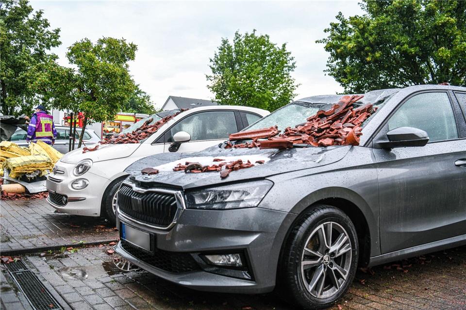 Tornado-Schäden in Ulm-Donaustetten Anfang Juni. In der abgelaufenen Saison wurden in Baden-Württemberg fünf Tornados über Land bestätigt.Jason Tschepljakow/dpa