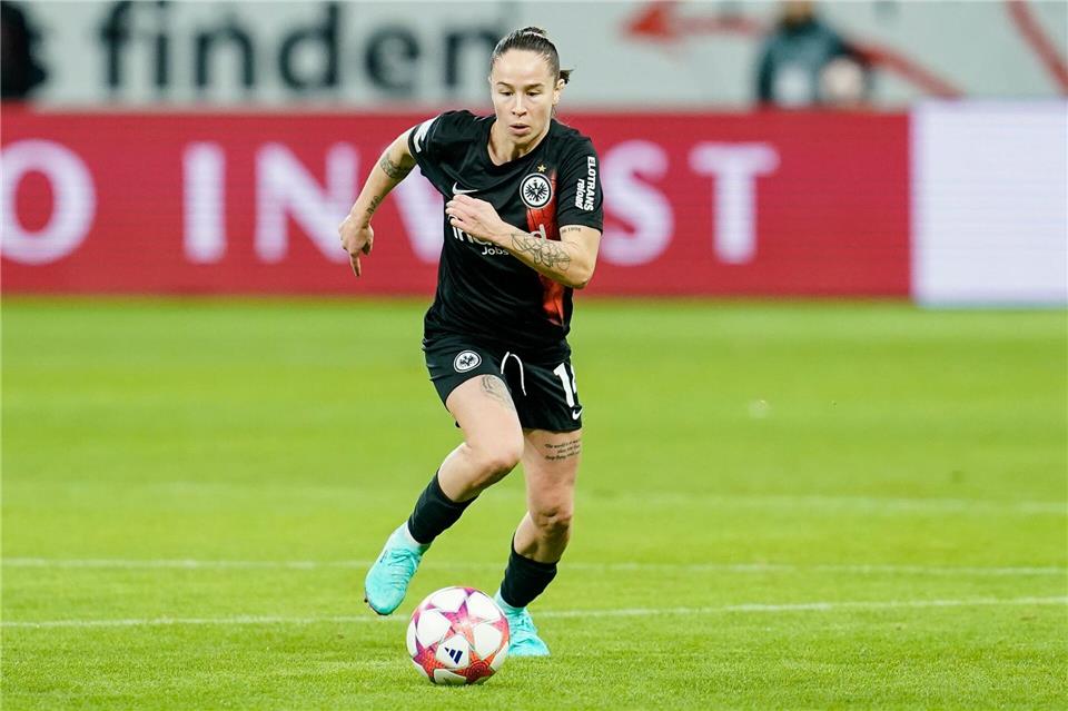 Torschützin Geraldine Reuteler führt Eintracht Frankfurt zum Sieg gegen Jena. (Archivbild)Uwe Anspach/dpa