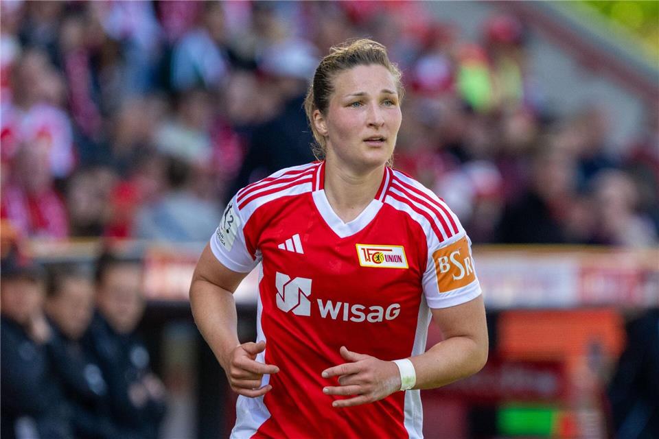 Torschützin beim Sieg gegen den 1. FC Köln: Union Berlins Dina Orschmann (Archivbild)Soeren Stache/dpa