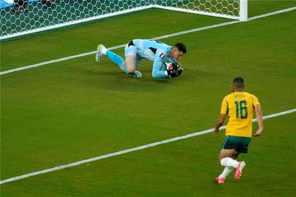 Torszenen waren selten im Spiel von Paraguay gegen Australien.Jeff Chiu/AP/dpa
