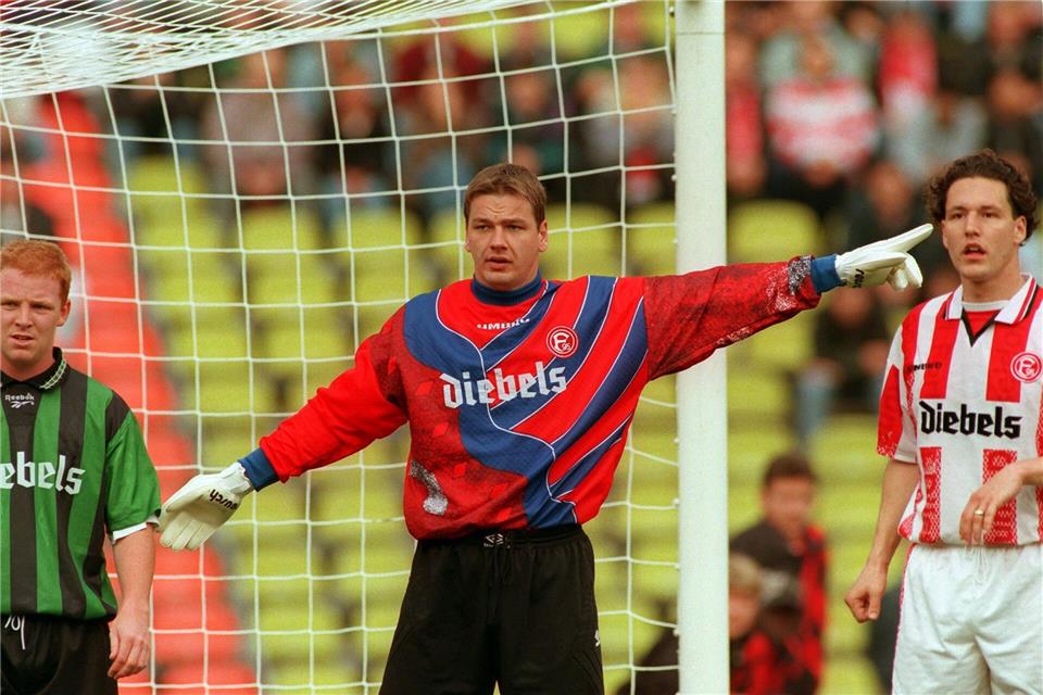 Torwart Georg Koch im Trikot von Fortuna Düsseldorf. (Archivbild) dpa