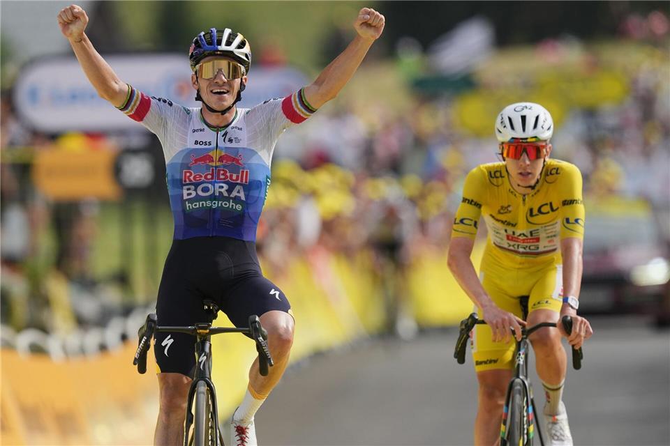 Tour de France: Evenepoel feiert Etappensieg vor PogacarThibault Camus/AP/dpa