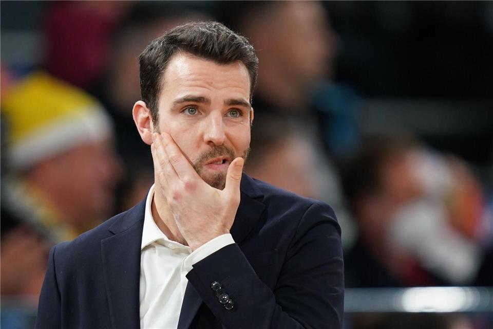 Towers-Trainer Benka Barloschky vor der Israel-Reise: „Situation ist nicht alltäglich“. (Archivbild)Marcus Brandt/dpa