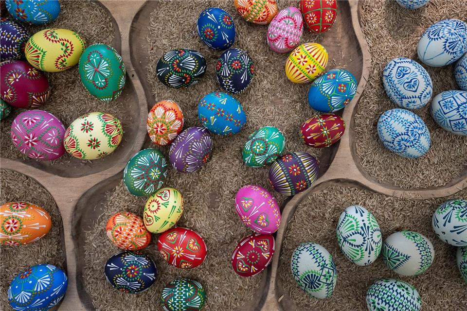 Tradition erleben: Sorben präsentieren Osterbräuche. (Archivbild)Paul Glaser/dpa/ZB