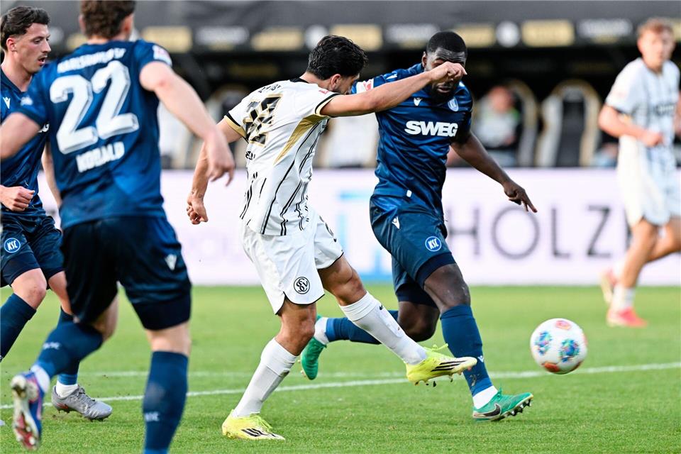 Traf doppelt: Immanuël Pherai.Uwe Anspach/dpa