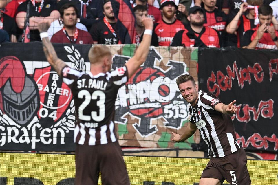 Traf erstmals in der Bundesliga: St. Paulis Abwehrspieler Hauke WahlCarmen Jaspersen/dpa