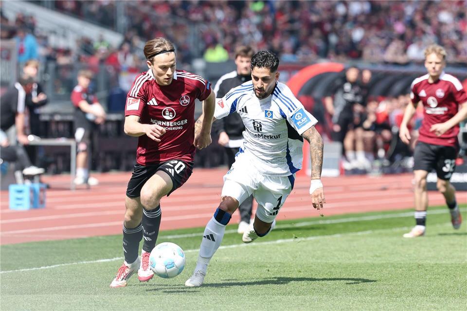 Traf für die DFB-Auswahl: Caspar Jander (l).Daniel Löb/dpa
