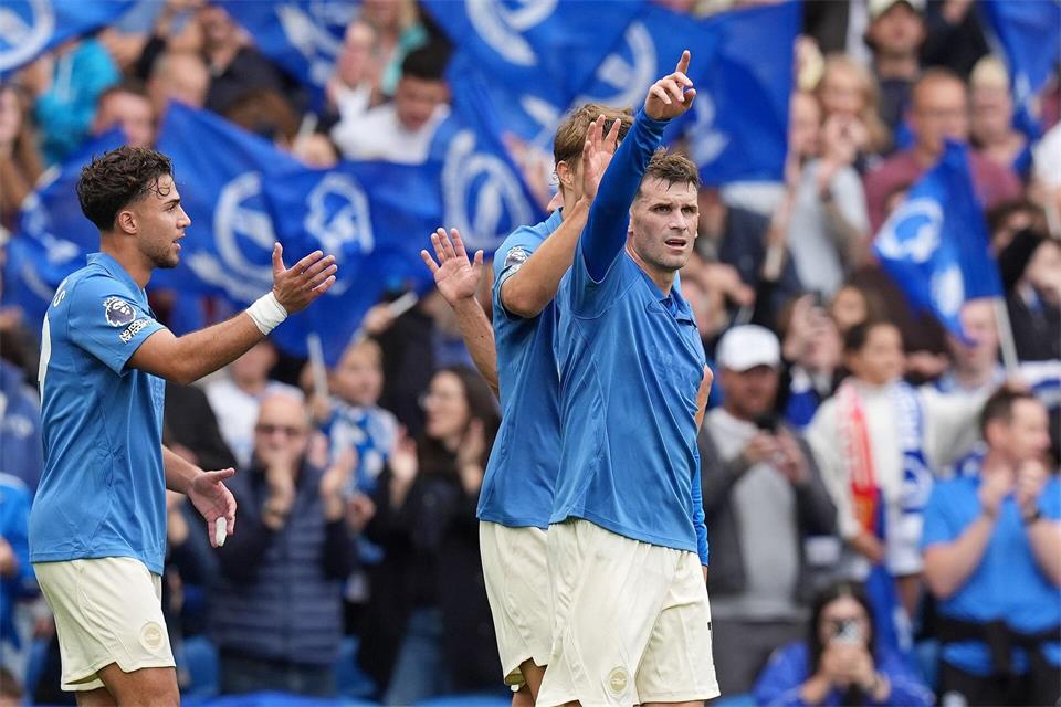Traf gegen den FC Arsenal zur Führung: Pascal Groß. Gareth Fuller/PA Wire/dpa