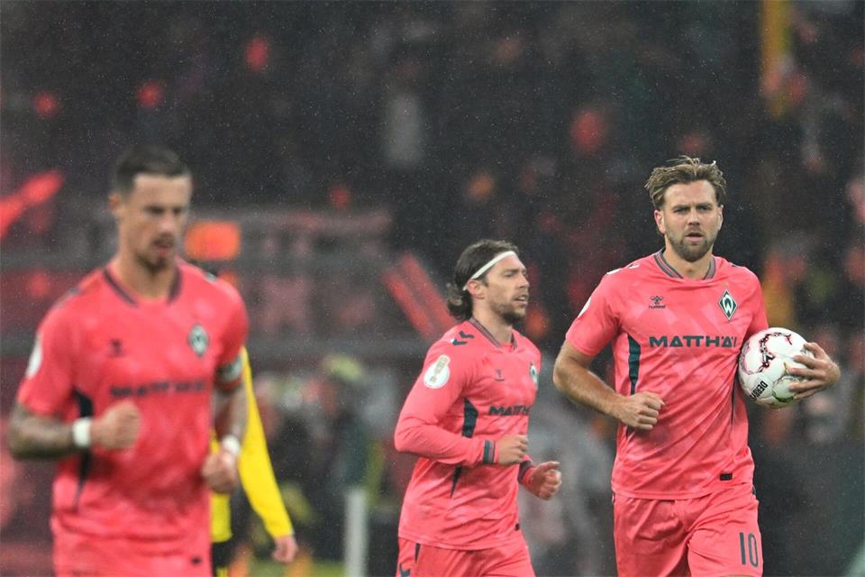Traf wieder doppelt: Werder-Goalgetter Niclas Füllkrug.Fabian Strauch/dpa