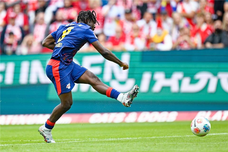 Traf zum Leipziger Sieg: Johan Bakayoko.Uwe Anspach/dpa