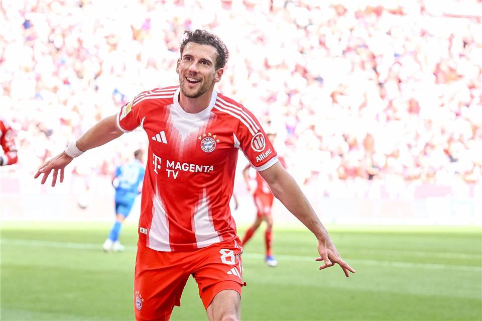 Traf zweimal für die Bayern: Leon GoretzkaHarry Langer/dpa