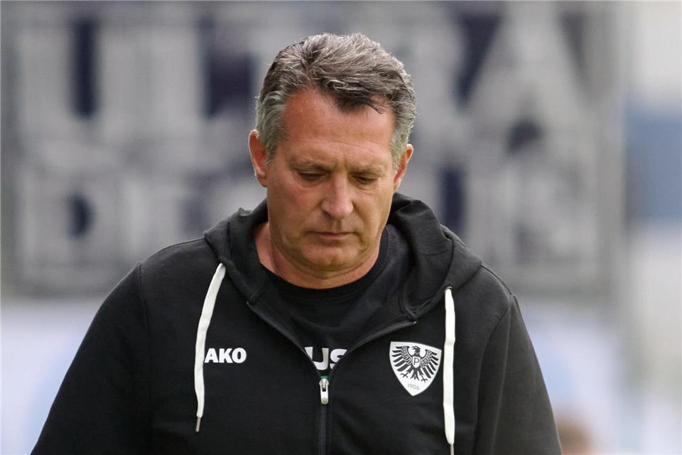 Trainer Alois Schwartz hat keine Zukunft beim Zweitliga-Absteiger Preußen Münster. (Archivbild)Bernd Thissen/dpa