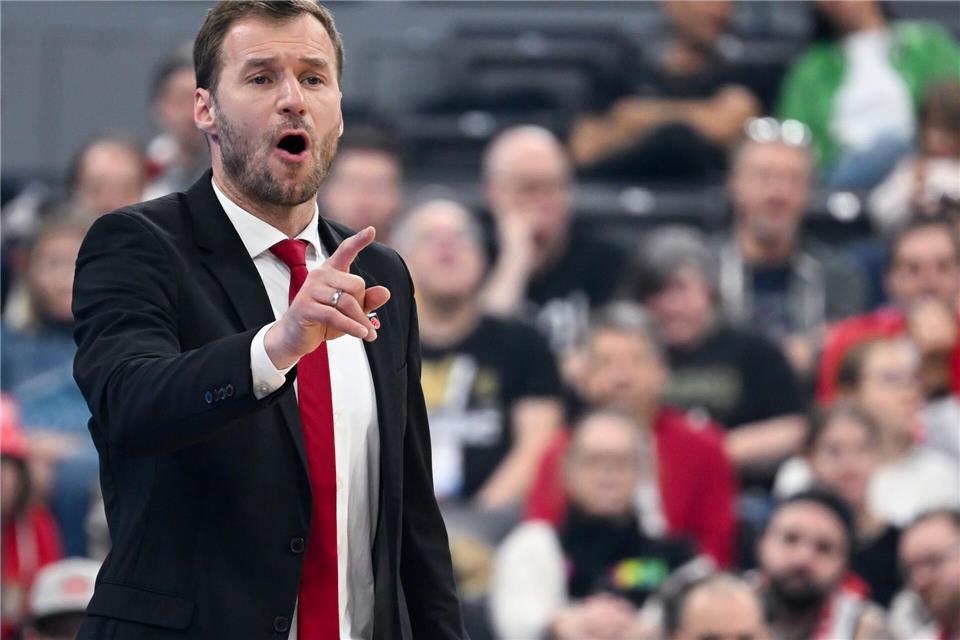 Trainer Anton Gavel hat den Erfolg nach Bamberg zurückgebracht.Sven Hoppe/dpa