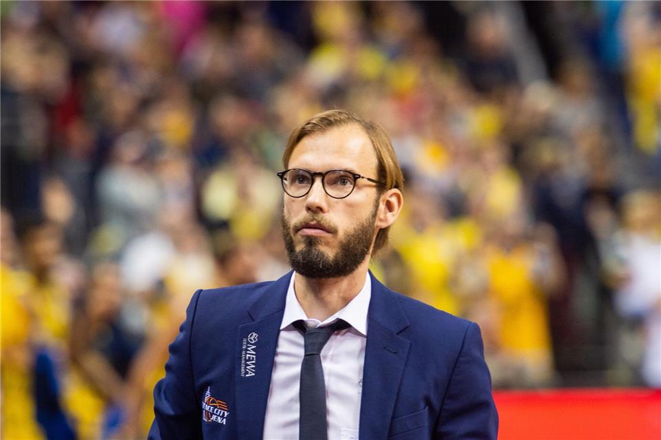 Trainer Björn Harmsen kassiert mit Jena elfte Saisonniederlage.Arne Immanuel Bänsch/dpa