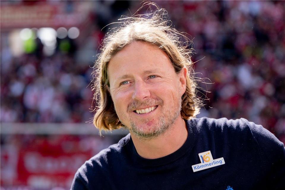 Trainer Bo Henriksen und der 1. FSV Mainz 05 treffen in den Playoffs der Conference League auf Rosenborg Trondheim. Torsten Silz/dpa