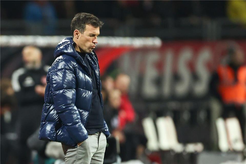 Trainer Christian Eichner verlässt den KSC im Sommer. (Archivbild)Daniel Löb/dpa