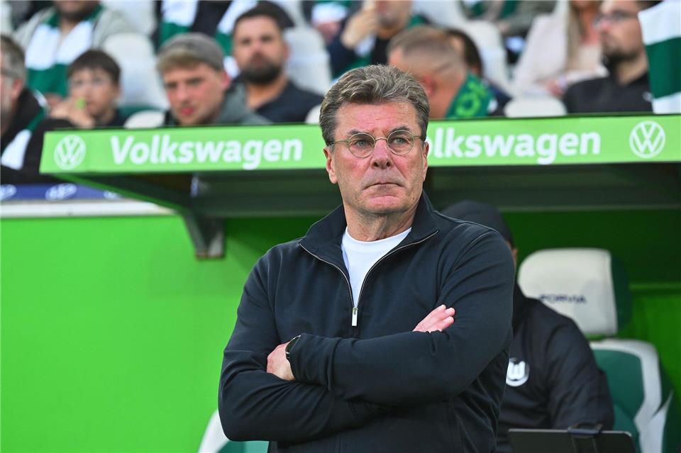 Trainer Dieter Hecking vom VfL Wolfsburg.Swen Pförtner/dpa