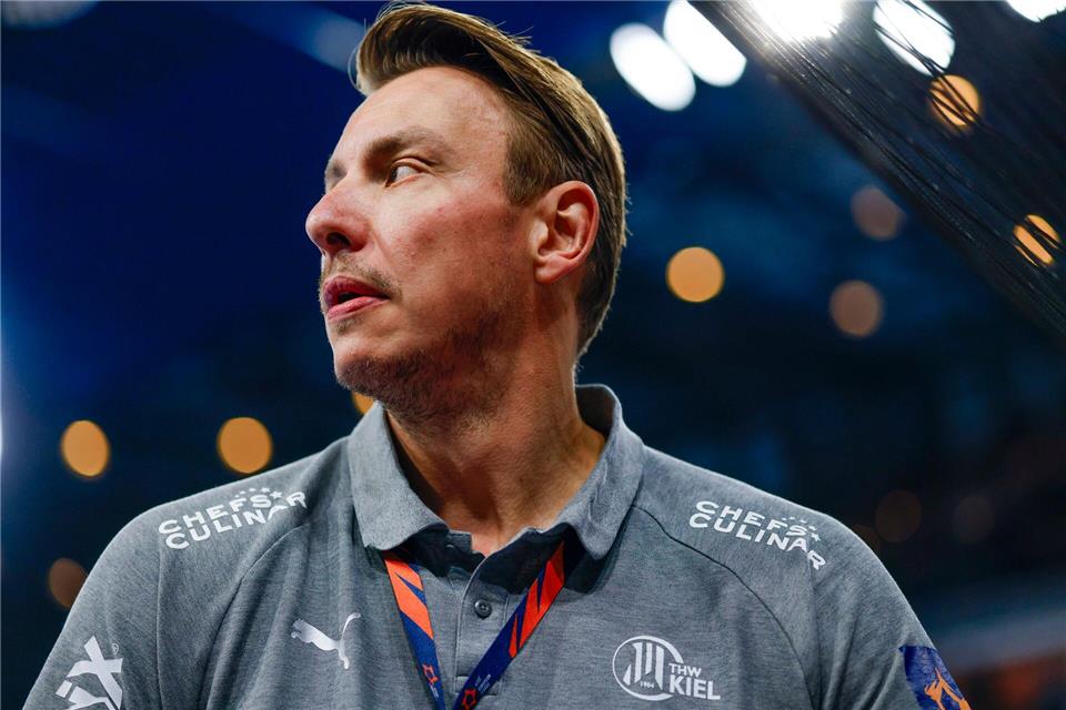 Trainer Filip Jicha gelang der 68. Derby-Sieg des THW Kiel gegen Flensburg. (Archivbild)Frank Molter/dpa