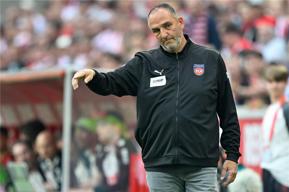 Trainer Frank Schmidt ist immer für eine Überraschung gut.Ulrich Hufnagel/dpa