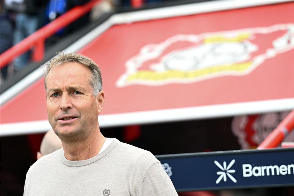 Trainer Hjulmand steht bei Bayer vor dem Aus.Federico Gambarini/dpa