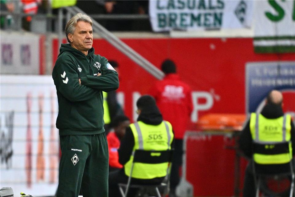 Trainer Horst Steffen und Werder Bremen empfangen Union BerlinJan-Philipp Strobel/dpa