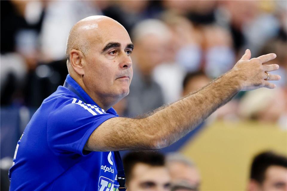 Trainer Juan Carlos Pastor verlor mit der TSV Hannover-Burgdorf gegen die SG Flensburg-Handewitt. (Archivbild)Frank Molter/dpa