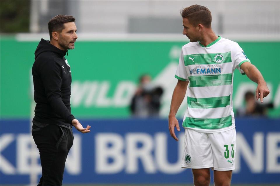 Trainer Leitl und Seguin arbeiteten schon in Fürth zusammen. Daniel Karmann/dpa