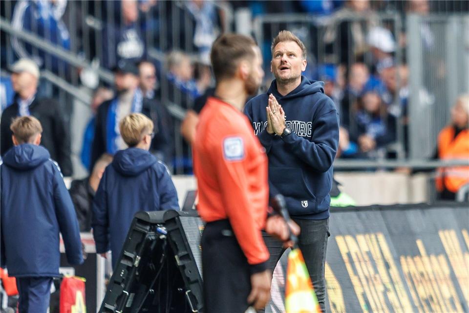 Magdeburger Offenbarungseid gegen Elversberg Trainer Markus Fiedler bekommt sein Team nicht in die ErfolgsspurAndreas Gora/dpa