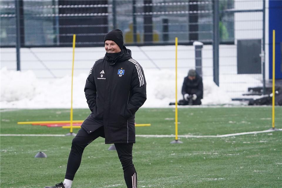 Trainer Merlin Polzin lässt einen Startelfeinsatz von Neuzugang Damion Downs offen. Marcus Brandt/dpa