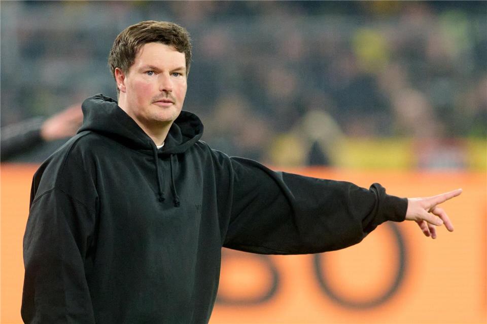 Trainer Merlin Polzin und der Hamburger SV erwarten den FC Augsburg. (Archivbild)Bernd Thissen/dpa