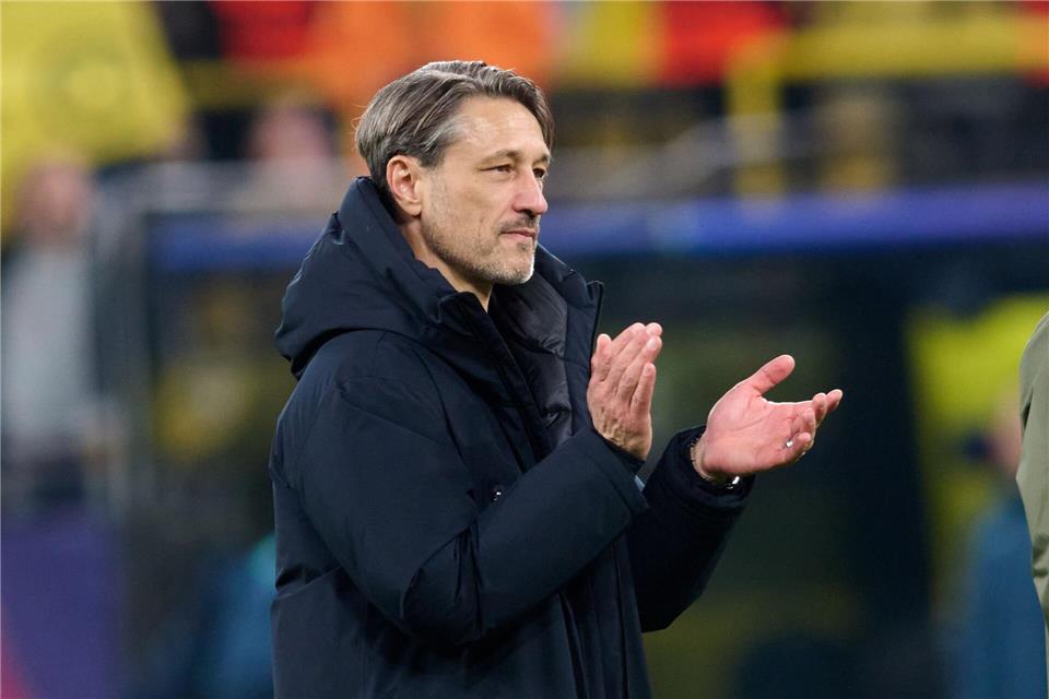 Trainer Niko Kovac ist mit der Entwicklung seiner Mannschaft zufrieden.Bernd Thissen/dpa