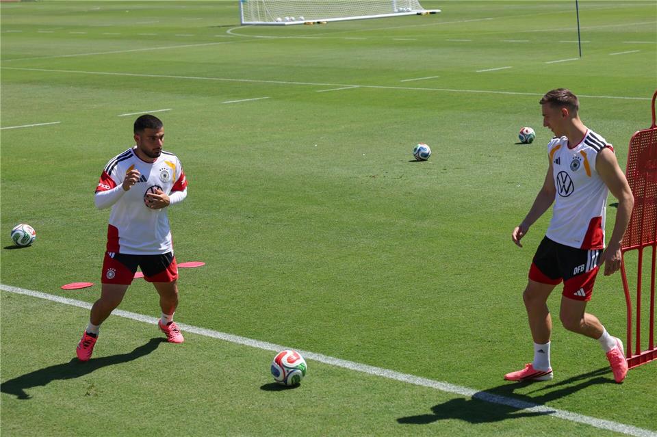 Training im Muskelshirt? Nein, danke, sagt Deniz Undav.Christian Charisius/dpa
