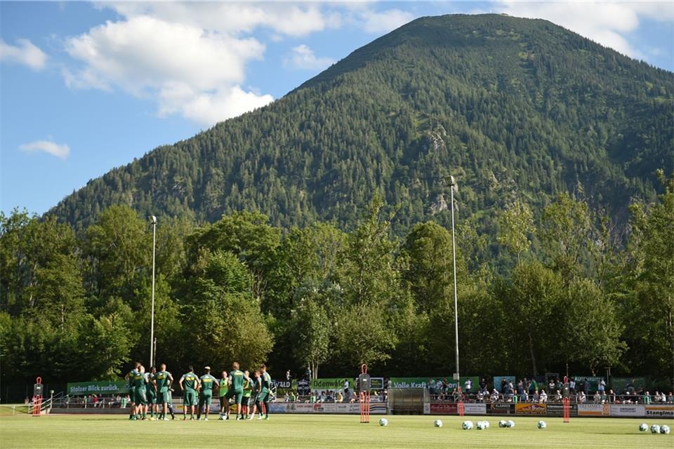 Trainingslager Borussia Mönchengladbach in Rottach-Egern am Tegernsee (Bayern).