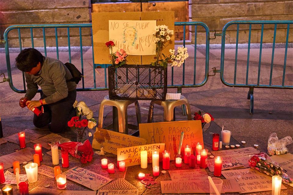 Trauer in Madrid - 87-jährige Spanierin stirbt zwei Wochen nach ZwangsräumungBernat Armangue/AP/dpa