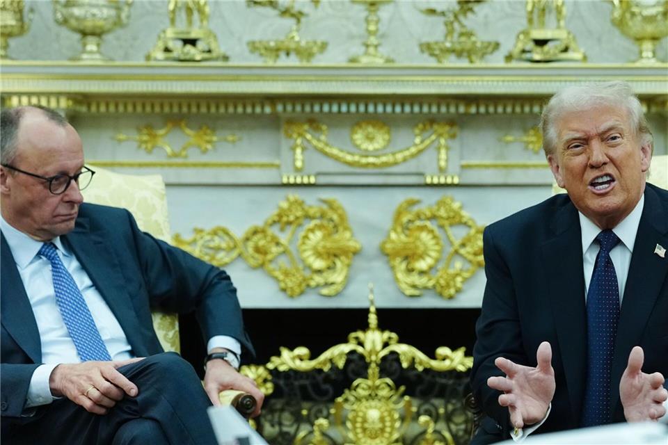 Treffen im Weißen Haus: Trump prägt Tempo und ThemenKay Nietfeld/dpa