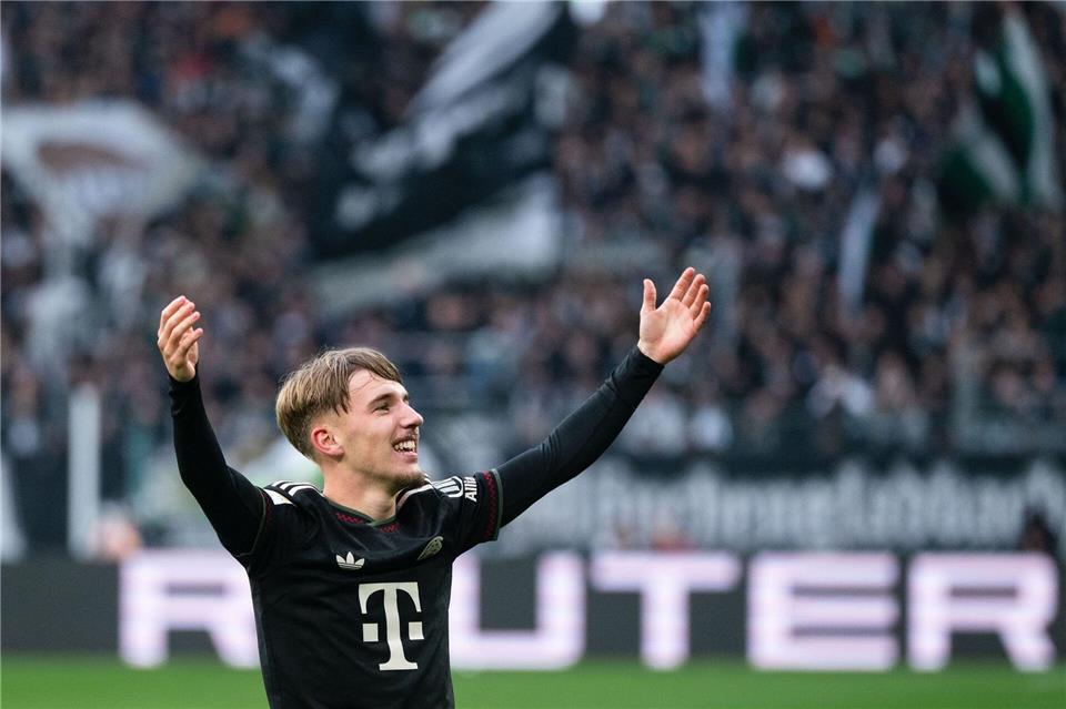 Matthäus vergleicht Bayerns Top-Talent Karl mit Musiala  Trifft gern traumhaft: Lennart Karl.Marius Becker/dpa