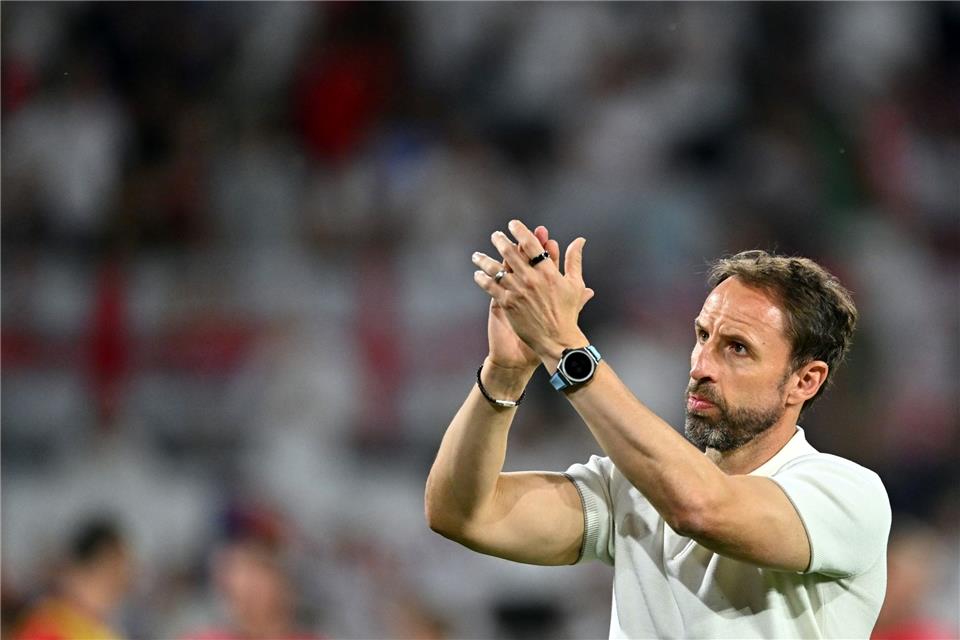 Trifft mit den Three Lions im EM-Achtelfinale auf die Slowakei: Englands Trainer Gareth Southgate.