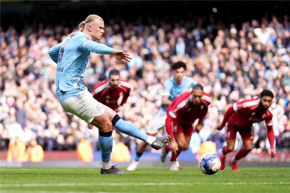 Shënimet nga pika e bardhë: Erling Haaland.Mike Egerton/PA Wire/dpa