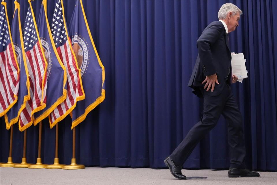 Tritt im Mai als Fed-Chef ab: Jerome Powell. (Archivbild)Jacquelyn Martin/AP/dpa
