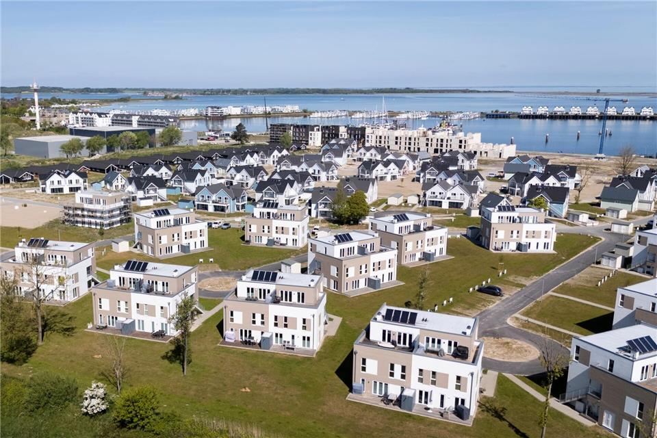 Trotz Insolvenz soll im Ostseeresort Olpenitz weiter gebaut werden. Christian Charisius/dpa