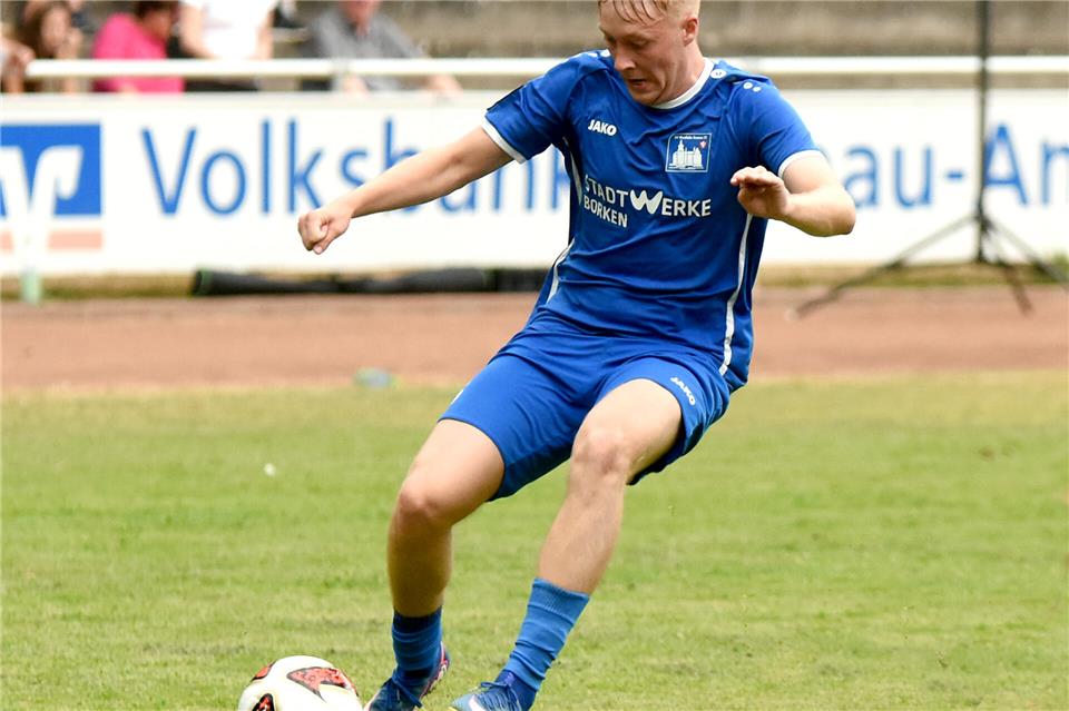 Trotz der 2:4-Niederlage gegen Oberligist SpVgg Vreden haben sich Tim Marquart und Westfalia Gemen gut präsentiert.