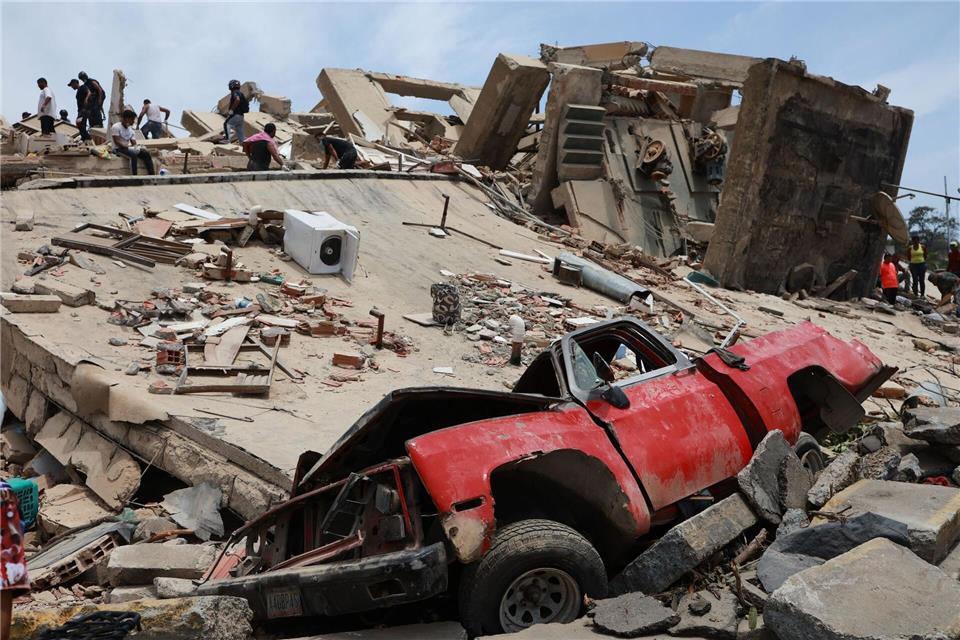 Trümmerfeld in VenezuelaJavier Campos/AP/dpa