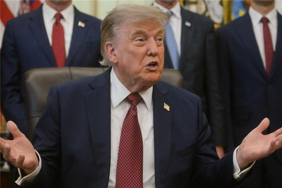 Trump äußerte sich über James und Jordan.Rod Lamkey/FR172078 AP/AP/dpa