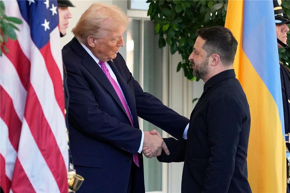 Trump appelliert an Russland und die Ukraine.Alex Brandon/AP/dpa