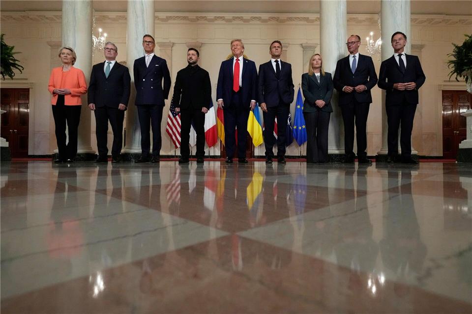 Trump arbeitet an einem Zweiertreffen Putins mit Selenskyj.Alex Brandon/AP/dpa