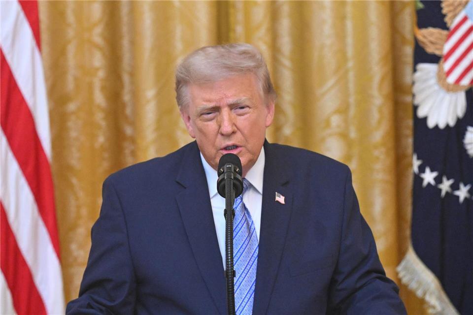 Trump erhebt schwere Vorwürfe gegen China.Saul Loeb/Pool AFP/AP/dpa