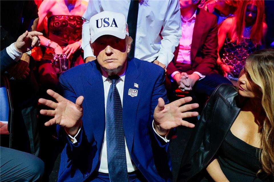 Trump gilt als Fan der Mixed Martial Arts (MMA) – einem oft blutigen Kampfsport.Evan Vucci/Pool Reuters/AP/dpa